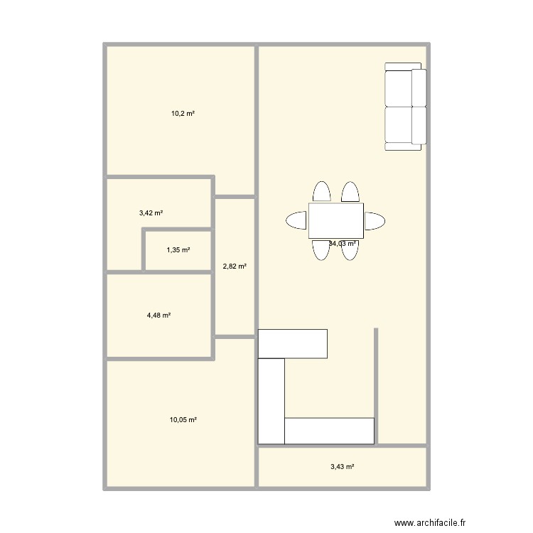 Plan vide galinou. Plan de 0 pièce et 0 m2