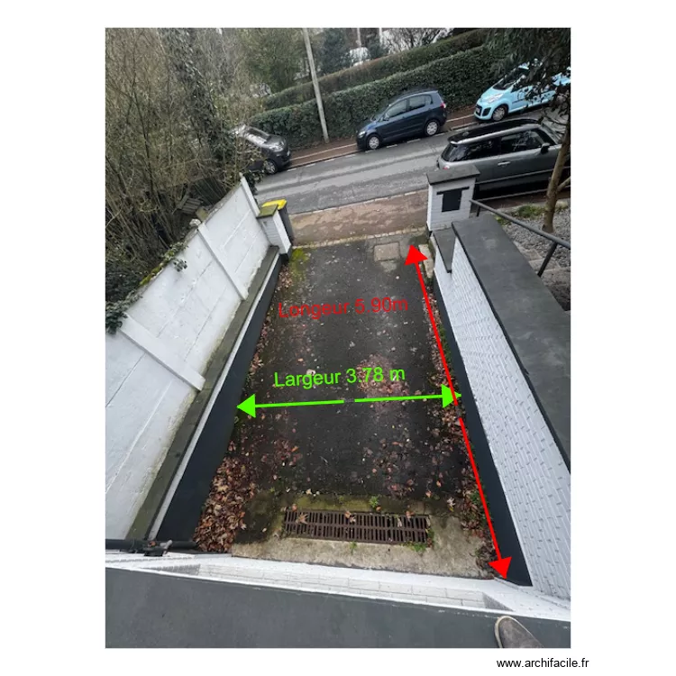 STATIONNEMENT EXTERIEUR. Plan de 