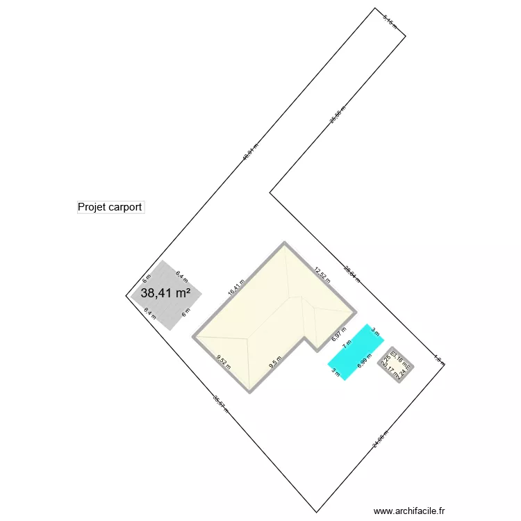 Essai Maison. Plan de 