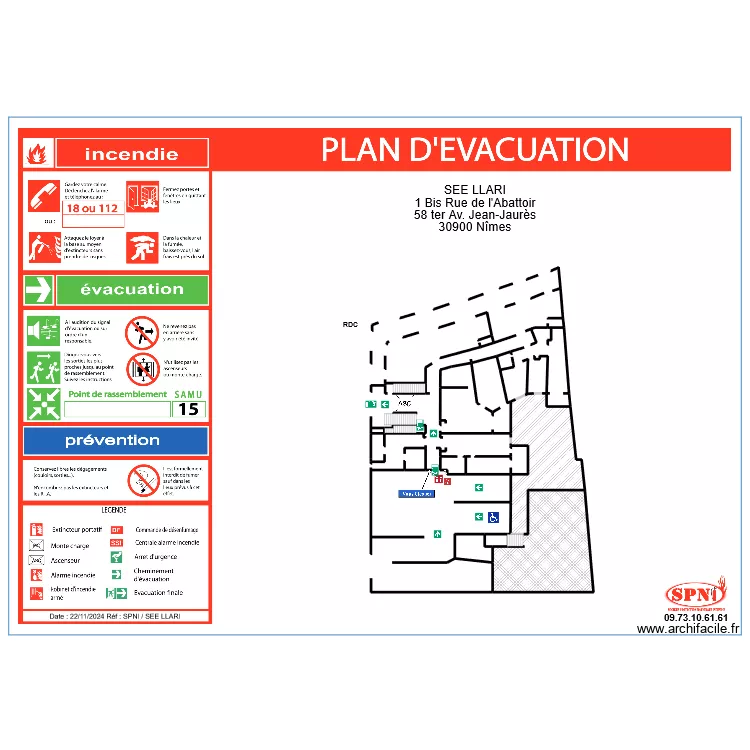 SEE LLARI RDC 1. Plan de SEE LLARI RDC 1. Plan de