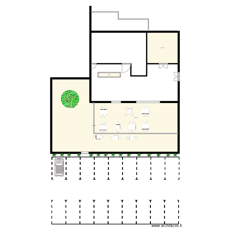 felicita. Plan de 4 pièces et 219 m2