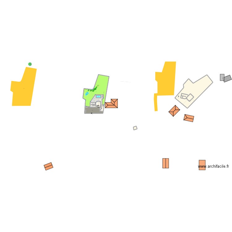 maison saint didier 30. Plan de 19 pièces et 3669 m2
