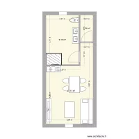 Plan T2 R+2 duplex