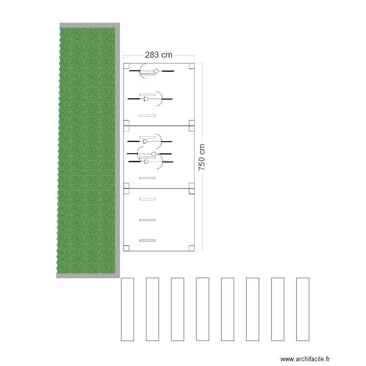 Lustucru 18 places . Plan de 0 pièce et 0 m2