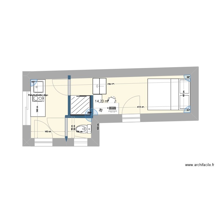 Cabane v5. Plan de 0 pièce et 0 m2