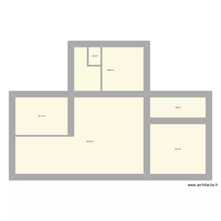 Plassoooooots. Plan de 6  et 114 m²