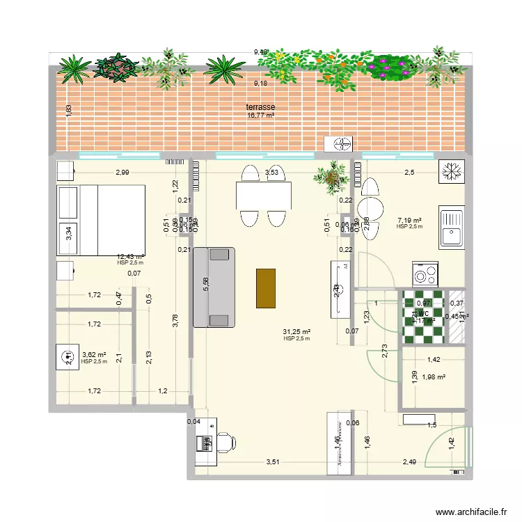 bon repos origine. Plan de 10 et 75 m² bon repos origine. Plan de 10 et 75 m²