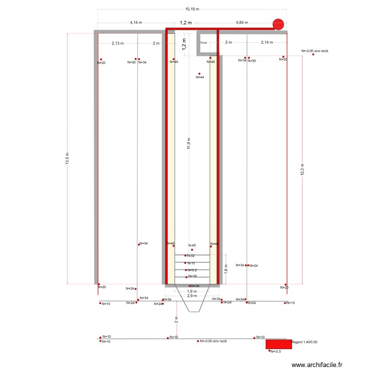 salle de traite conche 2. Plan de 0 pièce et 0 m2