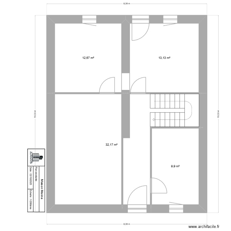 Marina ORPI. Plan de 15 pièces et 217 m2