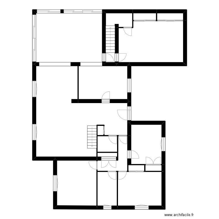 BARRAULT. Plan de 19 pièces et 297 m2