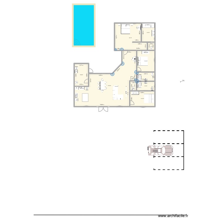 plan revisé. Plan de 0 pièce et 0 m2