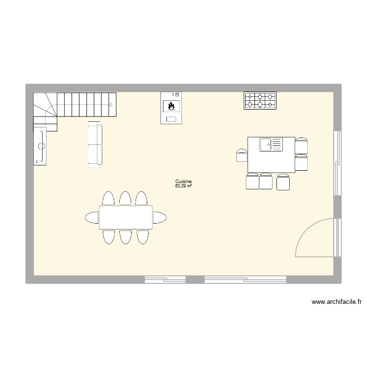 maison. Plan de 0 pièce et 0 m2