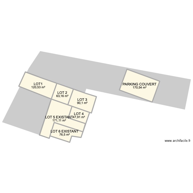 SOLAIZE TATAN RENEE. Plan de 7 pièces et 740 m2