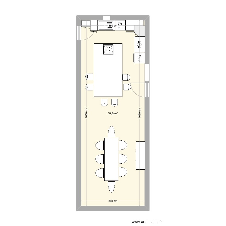 cuisine. Plan de 0 pièce et 0 m2