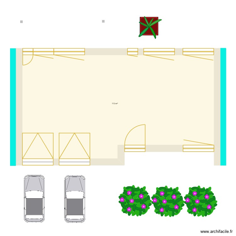 Metz ITE. Plan de 4 pièces et 373 m2