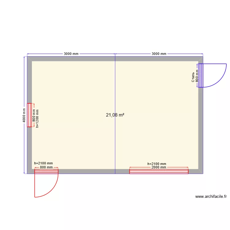 Ступино. Plan de 