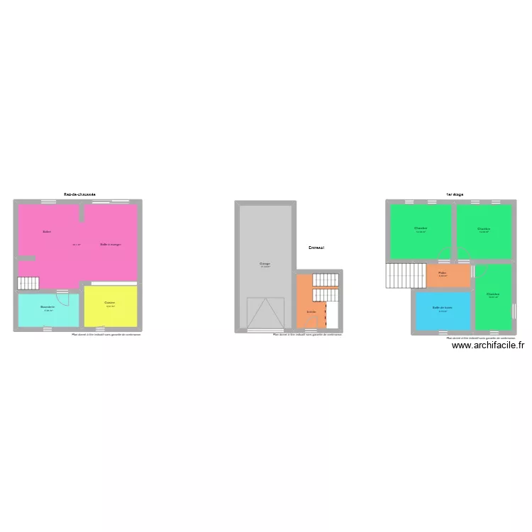 Clos Albert Delaive. Plan de 