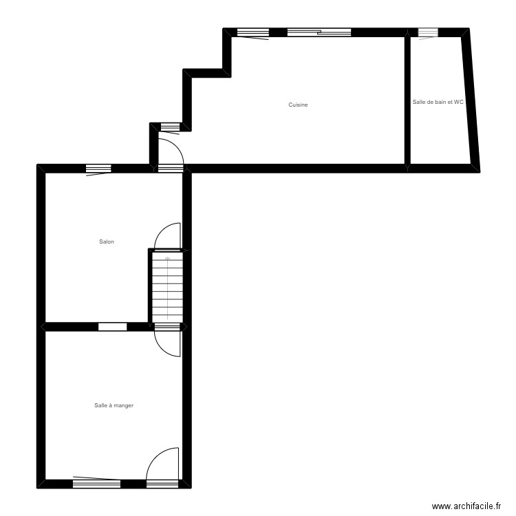 Plan rdc neuville quartier saint hubert. Plan de 0 pièce et 0 m2