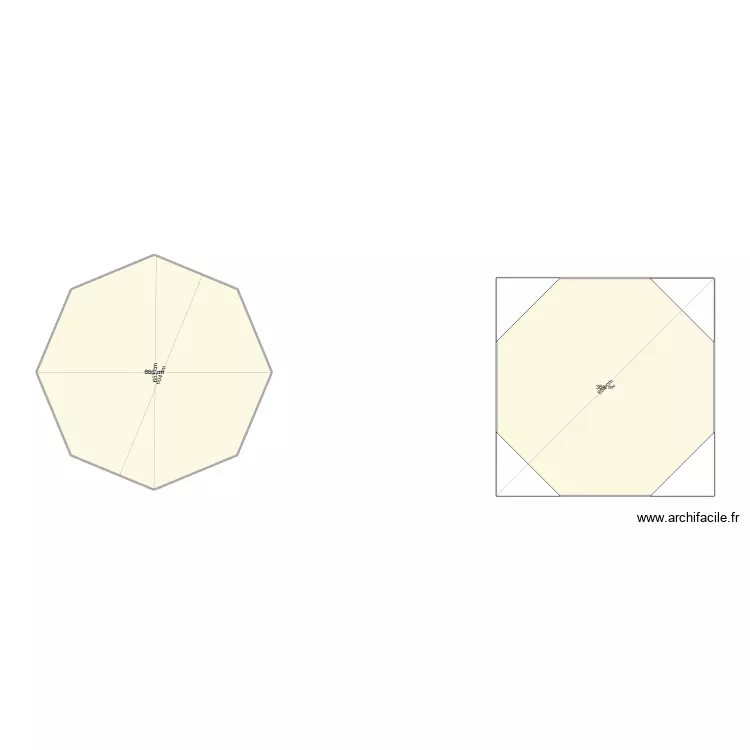 atelier hobbit. Plan de 2  et 67 m²