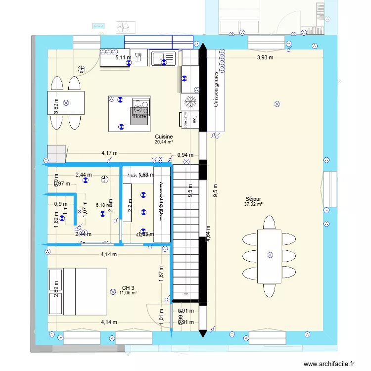 mai 25 - avec cuisine. Plan de mai 25 - avec cuisine. Plan de