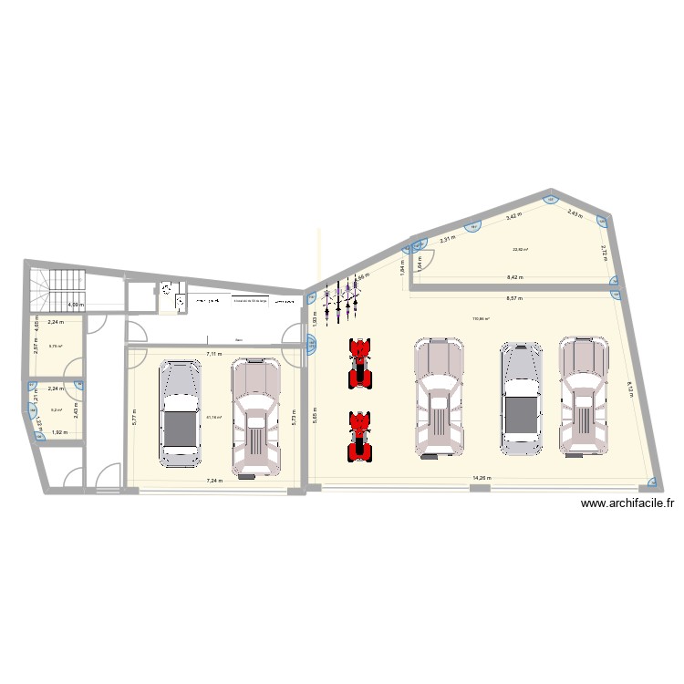 Andorre Garage. Plan de 0 pièce et 0 m2