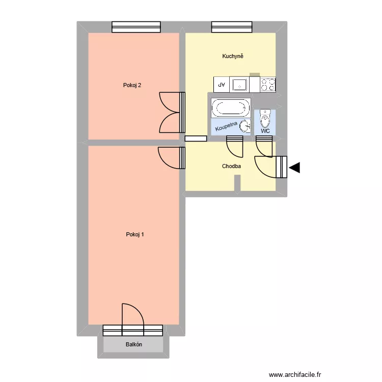 Edisonova 522, byt 14. Plan de 12 et 178 m² Edisonova 522, byt 14. Plan de 12 et 178 m²