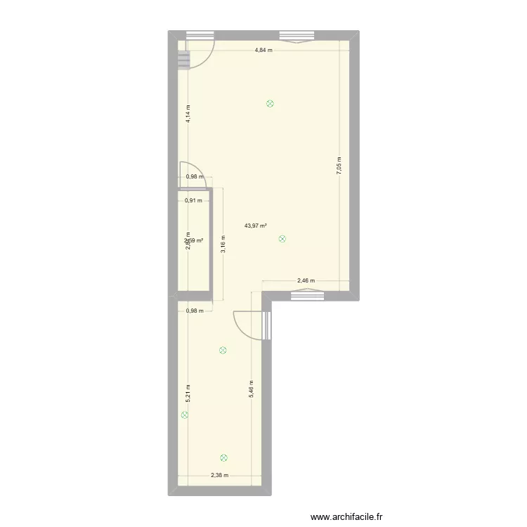 sci avb. Plan de 2 et 47 m² sci avb. Plan de 2 et 47 m²