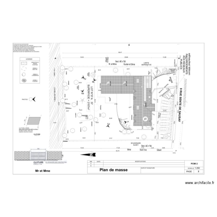 masse1. Plan de 0 pièce et 0 m2