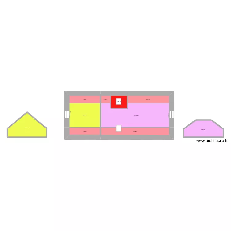 Bichet. Plan de 20 Pièces et 296 m² Bichet. Plan de 20 Pièces et 296 m²