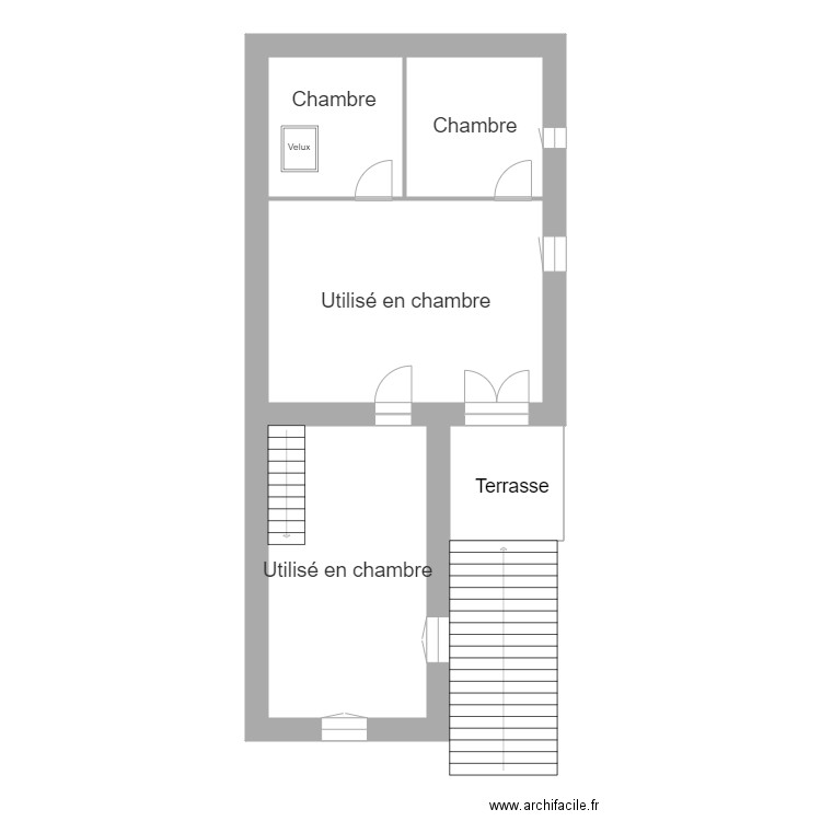 LIN-ALLEMAND. Plan de 10 pièces et 133 m2