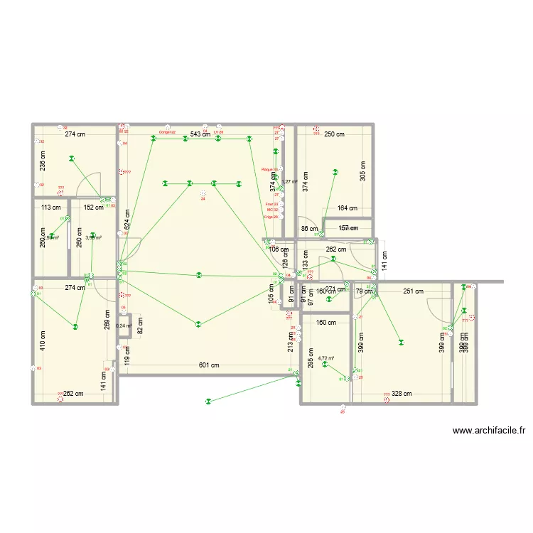 Appartement V04. Plan de 