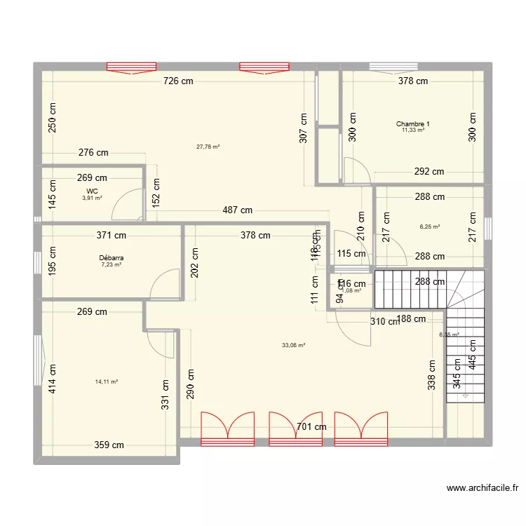 Saumur - Etage V2. Plan de Saumur - Etage V2. Plan de