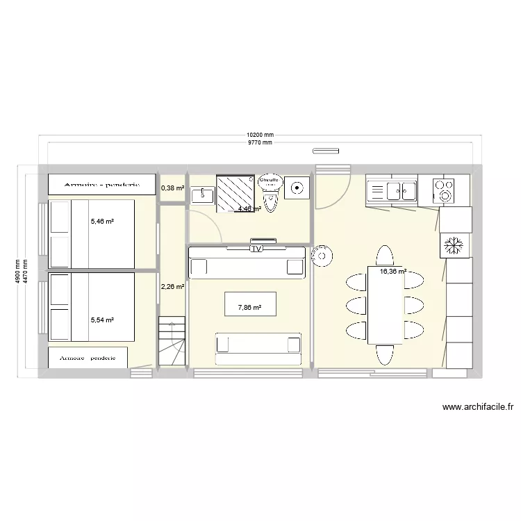 Tiny pas tout a fait tiny 2 niveaux V2. Plan de Tiny pas tout a fait tiny 2 niveaux V2. Plan de