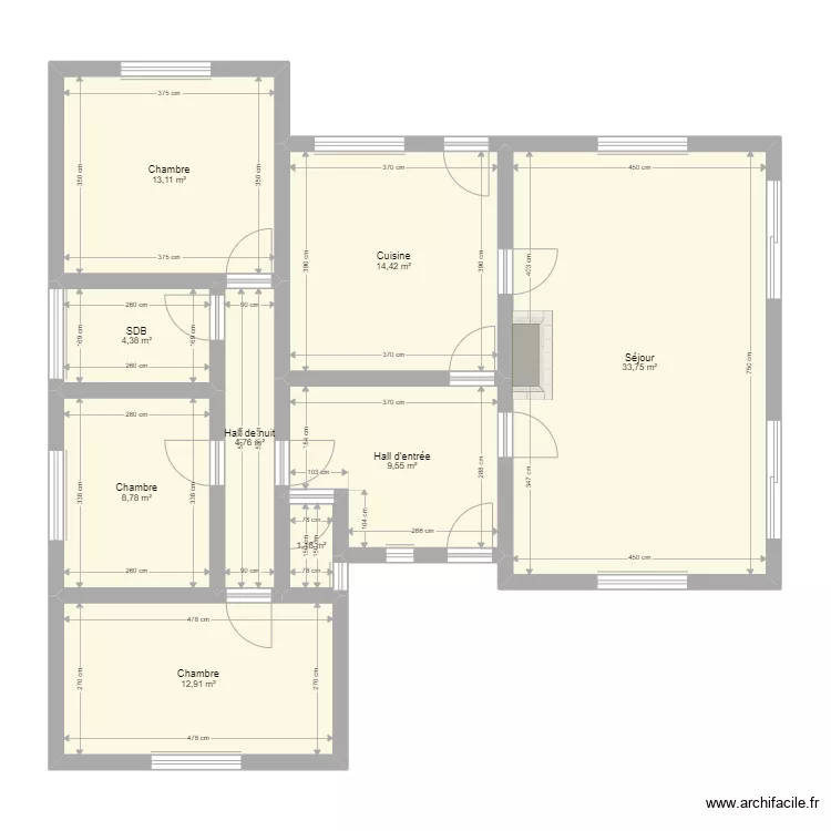 ACCOtr33. Plan de 10  et 102 m²