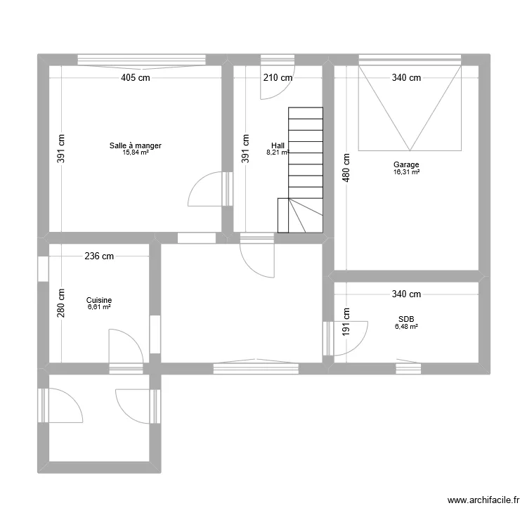 Magn&eacute;ry. Plan de 