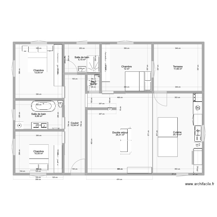 Maison . Plan de 0 pièce et 0 m2