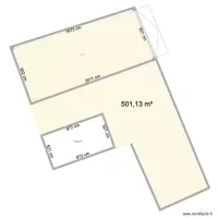 plan int&eacute;rieur 500M2