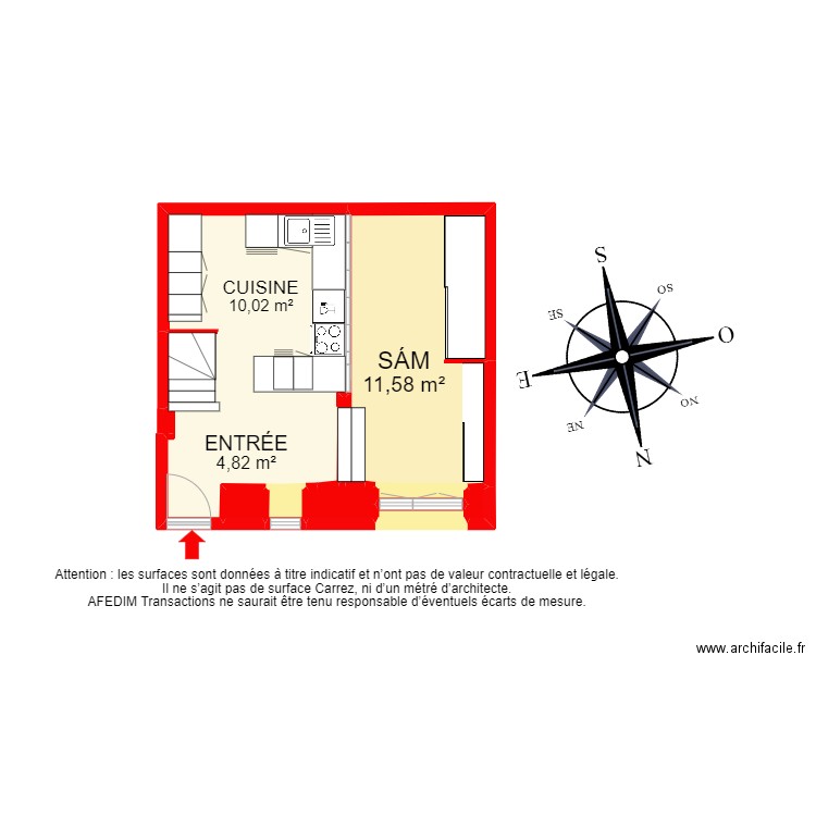 BI 17170 - . Plan de 28 pièces et 102 m2