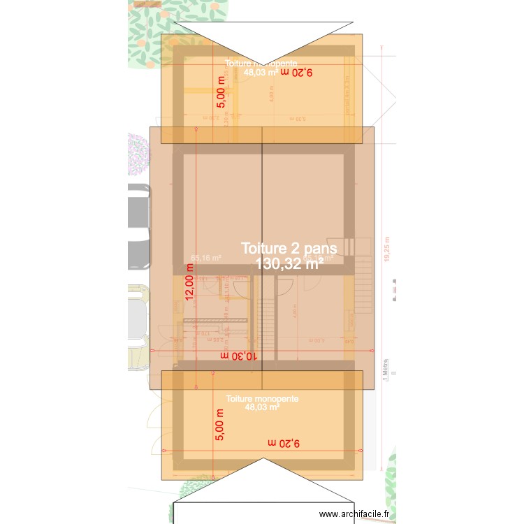 PLAN BOISSEY 1. Plan de 8 pièces et 194 m2