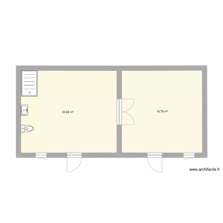 Appartement. Plan de 