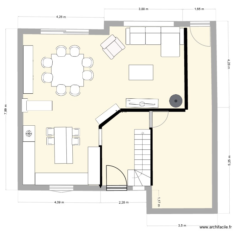 MAISON CROIX. Plan de 0 pièce et 0 m2