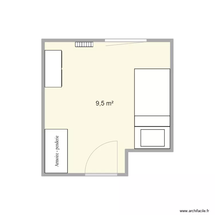 Chambre enfant lot 6. Plan de 
