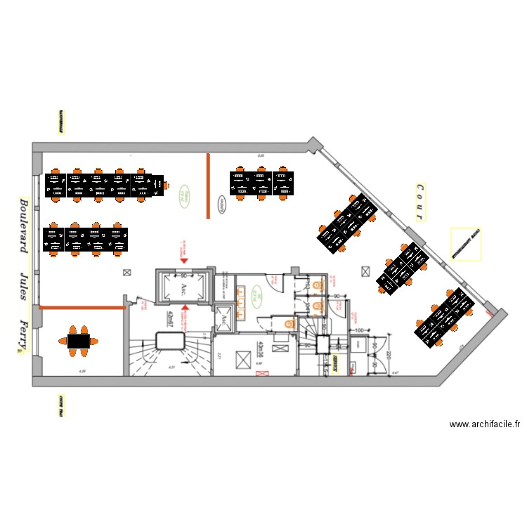 2ème étage - 9 Ferry. Plan de 0 pièce et 0 m2
