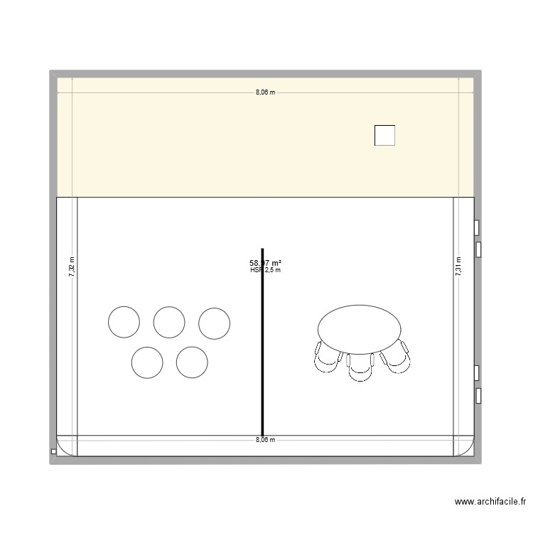 CHOCOH - Qui est le petit Garçon. Plan de 1 pièce et 59 m2