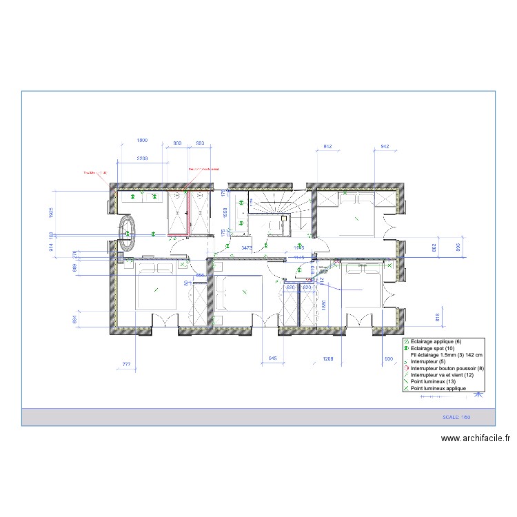 ECL PIGOU R+1. Plan de 0 pièce et 0 m2