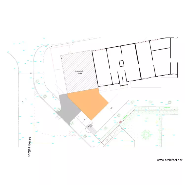 agrandissement magasin. Plan de agrandissement magasin. Plan de