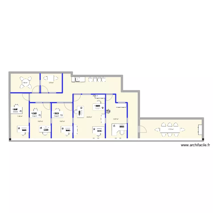 Plan Noilly 7 &egrave;me V2. Plan de 