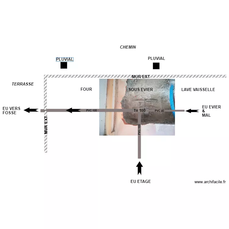 Gracia SCI VENTABREN LOCATAIRE MANE (sous cuisine). Plan de Gracia SCI VENTABREN LOCATAIRE MANE (sous cuisine). Plan de