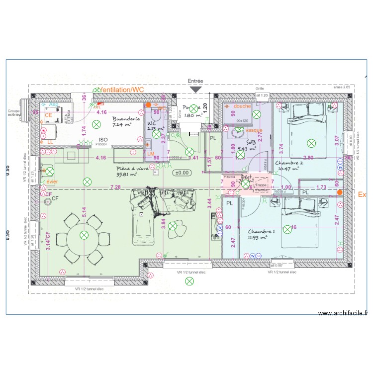 Laurent / Ramillon. Plan de 0 pièce et 0 m2