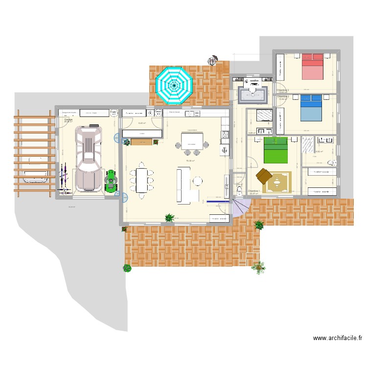 Ploulec'h_Plain Pied_v3. Plan de 0 pièce et 0 m2
